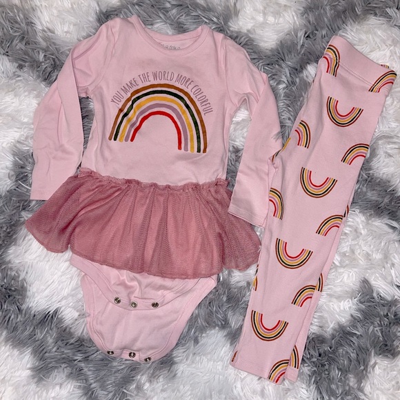 okie dokie Other - Okie dokie baby girl body suit/set